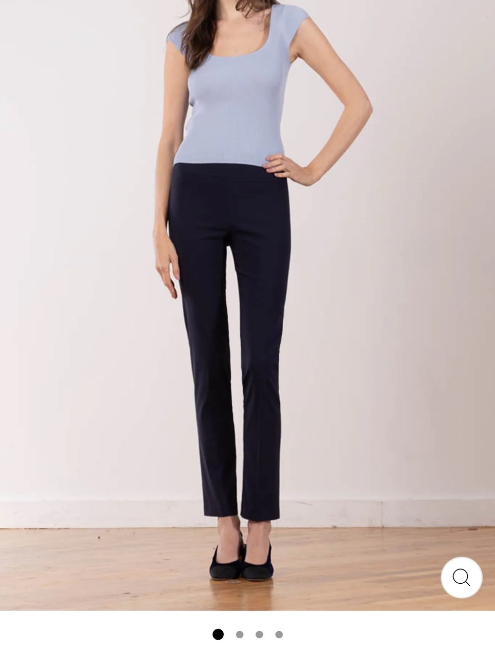 Avenue Montaigne Navy Pants Billy Ankle